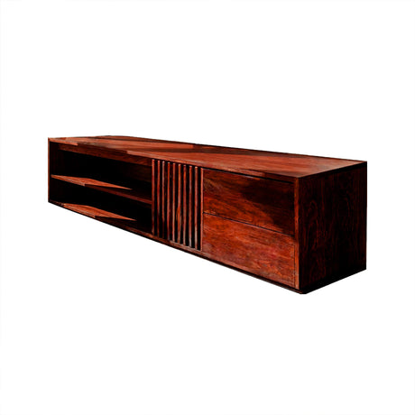 Nerwyn Solid Wood Entryway Bench with Storage Mahogany - Timberustic Entryway Bench with Storage