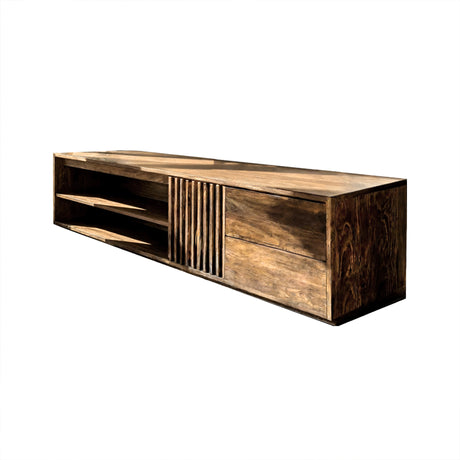Nerwyn Solid Wood Entryway Bench with Storage Natural Oak - Timberustic Entryway Bench with Storage