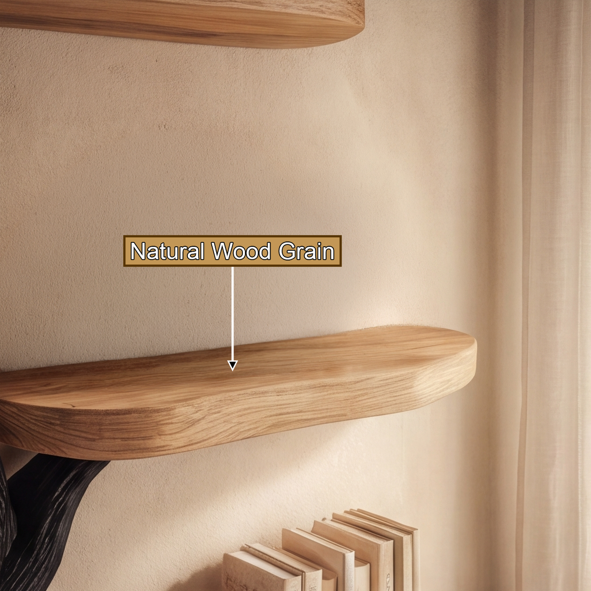 Nightbriar Handcrafted Solid Wood Tree Bookshelf - Timberustic Tree Bookshelf