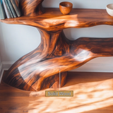 Noctaryn Flow Handcrafted Sculptured Tree Bookshelf - Timberustic Tree Bookshelf