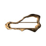 Noctis Sculpted Solid Wood Wine Display Shelf Natural Oak - Timberustic Wine Display Shelf