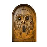 Noctyra Handcrafted Solid Wood Arched Double Doors Teak - Timberustic Door
