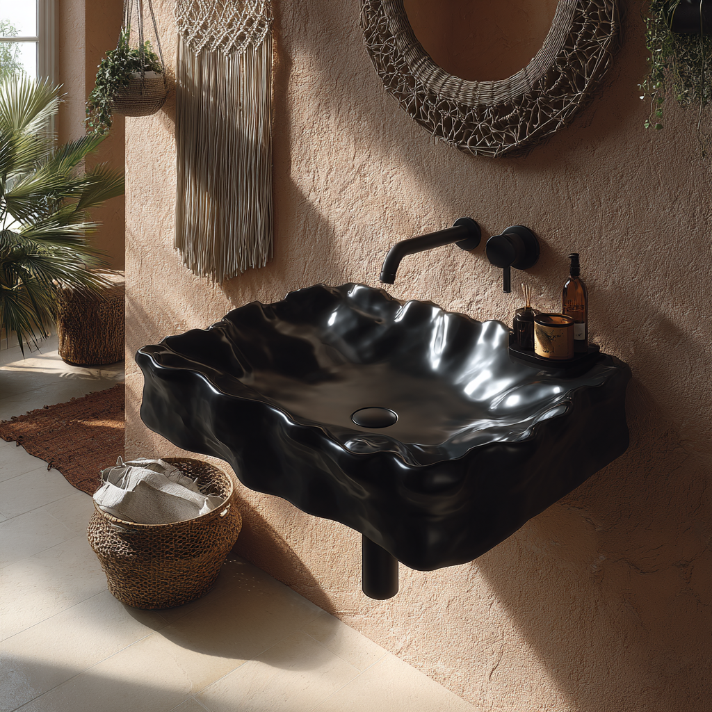 Noctyra Sculpted Solid Wood Vessel Sink - Timberustic Vessel Sinks