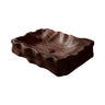Noctyra Sculpted Solid Wood Vessel Sink Dark Walnut - Timberustic Vessel Sinks