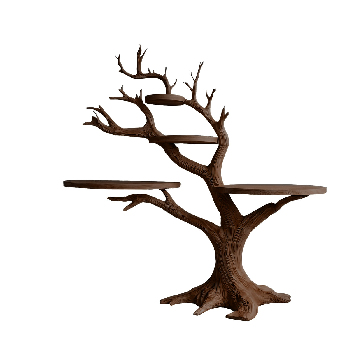 Noirbranch Sculpted Solid Wood Record Player Stand Dark Walnut - Timberustic Record Player Stand With Storage