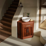 Nora Organic Modern Solid Wood Corner Bathroom Vanity