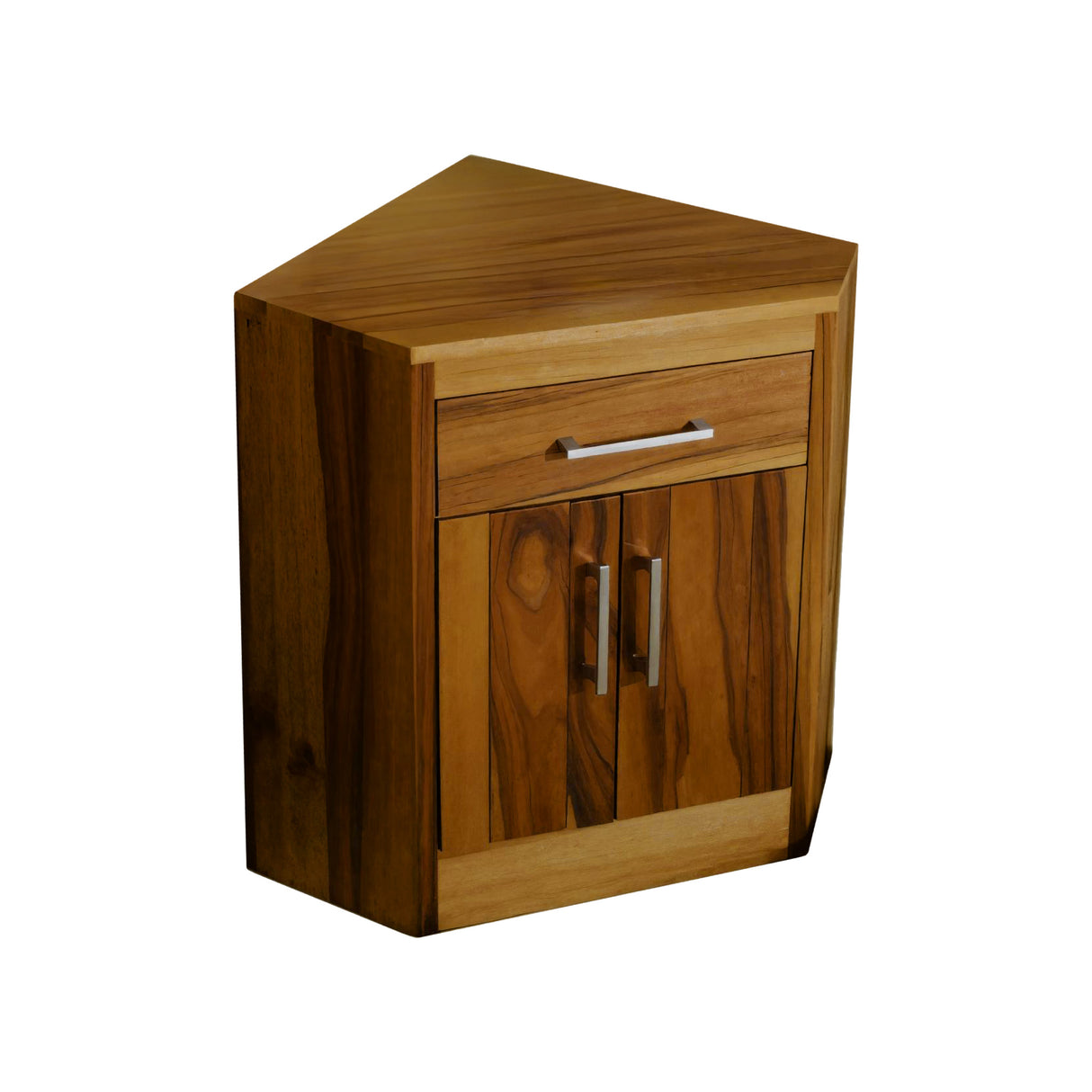 Nora Organic Modern Solid Wood Corner Bathroom Vanity