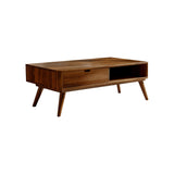 Nordell Solid Wood Coffee Table with Drawer Storage