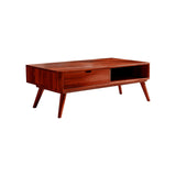 Nordell Solid Wood Coffee Table with Drawer Storage