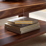 Norhaven Solid Wood Coffee Table with Shelf SPA240360 - Timberustic Coffee Table