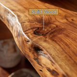 Norvane Live Edge Solid Wood Floating Shelf SPA129236 - Timberustic Floating Shelf