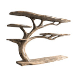 Norvaryn Live Edge Solid Wood Floating Kitchen Shelf Natural Oak - Timberustic Floating Kitchen Shelf
