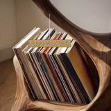 Norvayne Handcrafted Solid Wood Record Player Stand - Timberustic Record Player Stand With Storage