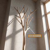 Norvayne Sculpted Solid Wood Tree Coat Rack - Timberustic Tree Coat Rack