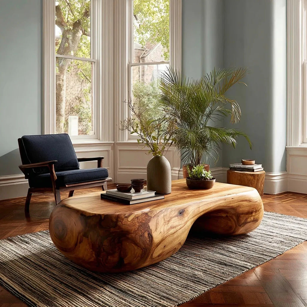Norvayne Solid Wood Coffee Table SPA214154 - Timberustic Coffee Table