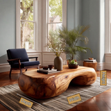 Norvayne Solid Wood Coffee Table SPA214154 - Timberustic Coffee Table