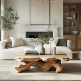 Norvelle Live Edge Solid Wood Coffee Table SPA364768 - Timberustic Coffee Table