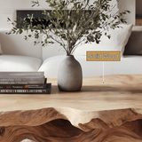 Norvelle Live Edge Solid Wood Coffee Table SPA364768 - Timberustic Coffee Table