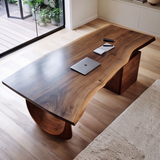Norvelle Solid Wood Desk with Drawers - Timberustic Desk With Drawers