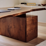 Norvelle Solid Wood Desk with Drawers - Timberustic Desk With Drawers