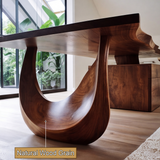 Norvelle Solid Wood Desk with Drawers - Timberustic Desk With Drawers