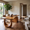 Norvelle Solid Wood Desk with Drawers Teak - Timberustic Desk With Drawers