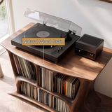 Norvessa Handcrafted Solid Wood Record Player Stand SPA928123