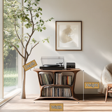 Norvessa Handcrafted Solid Wood Record Player Stand SPA928123