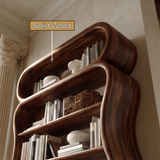Norveth Handcrafted Solid Wood Bookshelf - Timberustic Bookshelf
