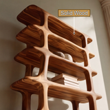 Norvian Handcrafted Solid Wood Bookshelf