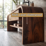 Norvian Sculpted Solid Wood Freestanding Bathroom Vanity with Drawers - Timberustic Freestanding Bathroom Vanity with Drawers