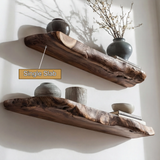 Norvyn Live Edge Solid Wood Floating Shelf SPA653921 - Timberustic Floating Shelf