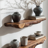 Norvyn Live Edge Solid Wood Floating Shelf SPA653921 - Timberustic Floating Shelf