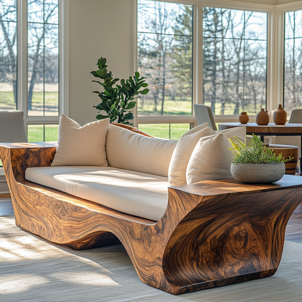 Norvyn Solid Wood Frame Sofa - Timberustic Sofa