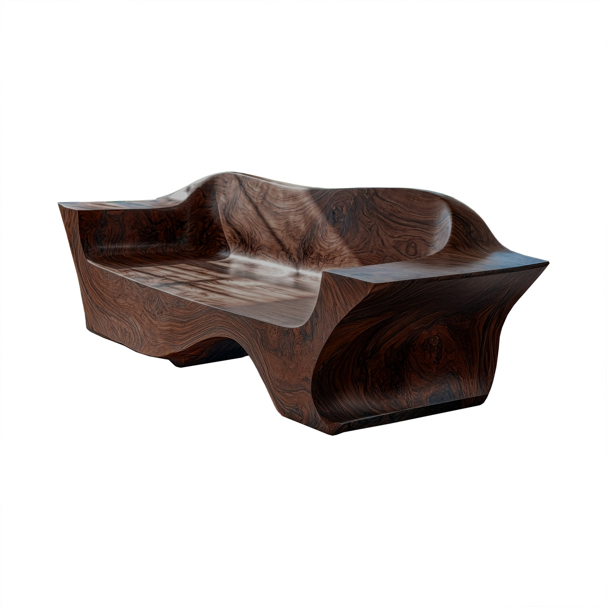 Norvyn Solid Wood Frame Sofa Dark Walnut - Timberustic Sofa