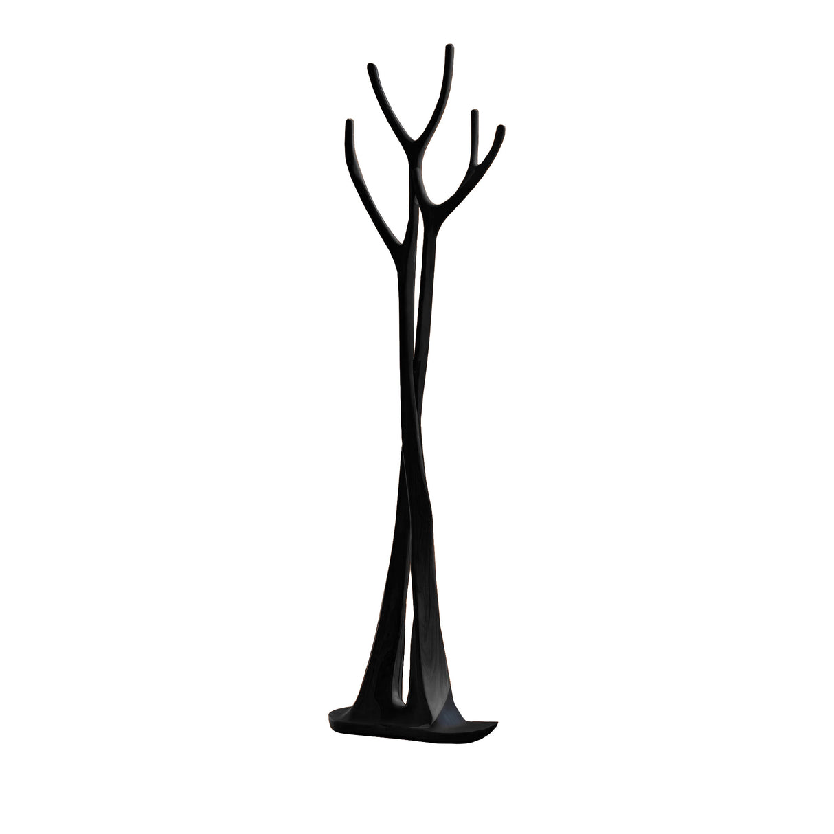 Norwyn Sculpted Solid Wood Tree Coat Rack Black - Timberustic Tree Coat Rack