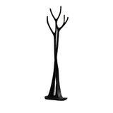 Norwyn Sculpted Solid Wood Tree Coat Rack Black - Timberustic Tree Coat Rack
