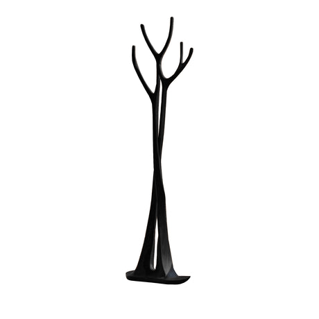 Norwyn Sculpted Solid Wood Tree Coat Rack Black - Timberustic Tree Coat Rack