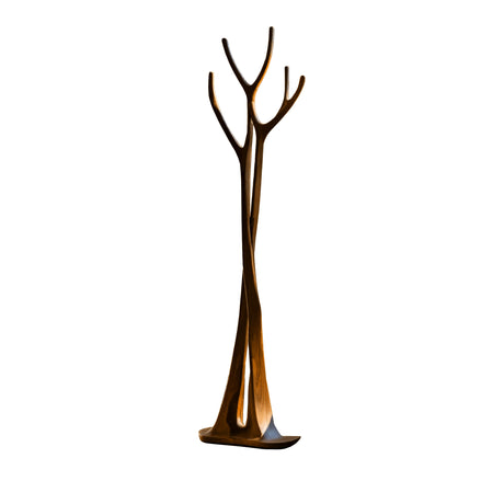 Norwyn Sculpted Solid Wood Tree Coat Rack Brown - Timberustic Tree Coat Rack