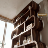 Novaryn Handcrafted Solid Wood Bookshelf - Timberustic Bookshelf
