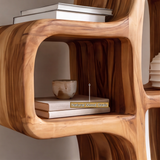 Novera Handcrafted Solid Wood Bookshelf