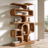 Novera Handcrafted Solid Wood Bookshelf