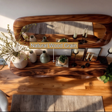Nymerion Flow Sculpted Console Table - Timberustic Console Table