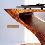 Nymeris Handcrafted Solid Wood Record Player Stand SPA248410
