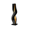 Nythera Sculpted Integrated LED Wood Floor Lamp Black - Timberustic Floor Lamp