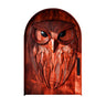 Nythera Sculpted Solid Wood Arched Double Doors Mahogany - Timberustic Door