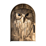 Nythera Sculpted Solid Wood Arched Double Doors Natural Oak - Timberustic Door