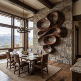 Nythera Sculpted Solid Wood Wall Art