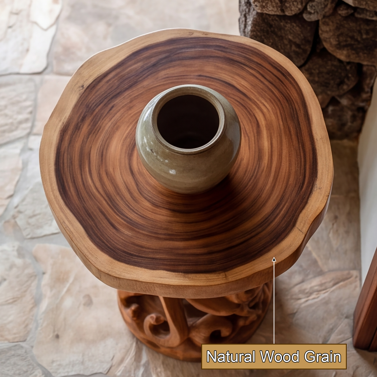 Nythorin Handcrafted Octopus Pedestal Stand - Timberustic Pedestal Stand
