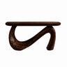 Nyverra Sculpted Solid Wood Console Table Dark Walnut - Timberustic Console Table
